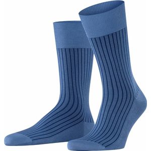 Falke Sokken - Oxford Stripe - Blauw - 45-46