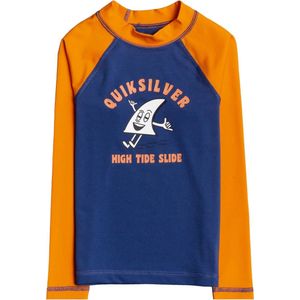 Quiksilver - UV-zwemshirt voor jongens - Longsleeve - Bubble Trouble - Oranje - maat 92cm