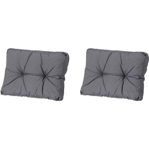 Madison - Florance Zitkussen Panama grey - Ca. 43x60 cm - Set van 2