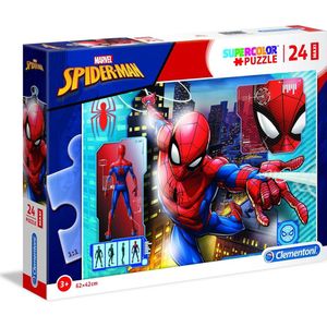 Clementoni Supercolor Spider-man Legpuzzel 24 Stukjes
