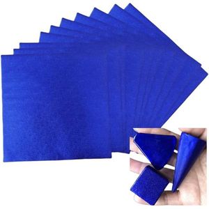 Frosted Foil Candy Wrappers for Chocolate Bars, Caramel, Nonstick Square Individual Aluminum Foil Paper for Homemade Sweets, Gifts, Decoration