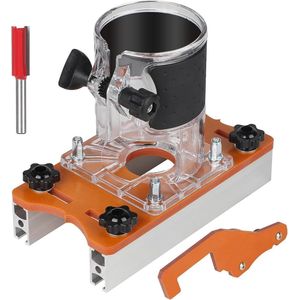 Houtfreesbasis 1/4-inch punt voor 65 mm houtfrees - Accessoires voor randfrees groeffrees 0-5 cm plaat