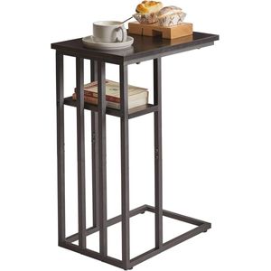 Bijzettafel op Wielen - Multifunctioneel Nachtkastje en Koffietafel voor Kleine Ruimtes