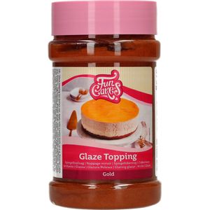 FunCakes Glaze Topping - Goud - 375g - Koude Gelei voor Bavarois, Taarten en Desserts