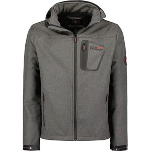 Geographical Norway Softshell Jas Heren Texshell Donkergrijs - M