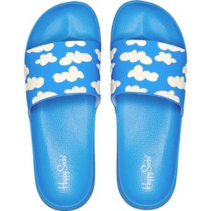 Happy Socks slippers cloudy blauw - 38-39
