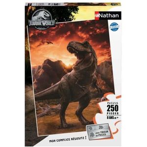 JURASSIC WORLD 3 - Puzzel 250 stukjes - De Tyrannosaurus rex - Nathan