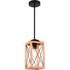 SensaHome MD85978-1 Hanglamp - Metalen Plafondlamp - 15x15x65cm - E27 Fitting - Exclusief Lichtbron