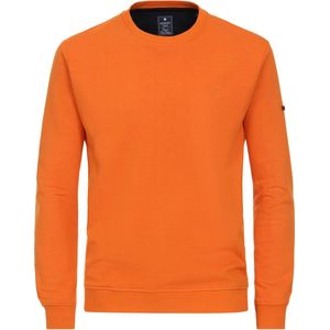 Redmond heren sweatshirt sweatstof - O-hals - oranje (middeldik)