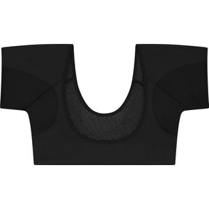 ConfidenceForAll® College Top - Dames Anti Zweet Topje met pads - Maat 42 XL - Zwart