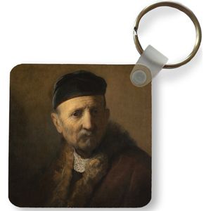 Sleutelhanger - Uitdeelcadeautjes - Tronie van een oude man - Rembrandt van Rijn - Plastic
