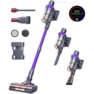 Steelstofzuiger - Vacuum Cleaner - Draadloze Stofzuiger- Kruimeldief Snoerloos - 500W - 48KPa - Handstofzuiger - 1.5L Stofreservoir - Automatische Zuigkracht Aanpassing - Ideaal voor Huisdierharen, Tapijt en Harde Vloeren