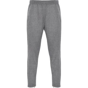 Licht grijze joggingbroek met met nauwe snit en rits aan onderzijde model Aspen merk Roly maat L