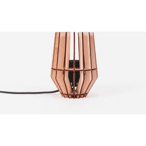 MILO tafellamp - WOMP - de houten lamp - tafellamp - lasergesneden - bouwpakket - multiplex - hout - e27 - sfeerlicht