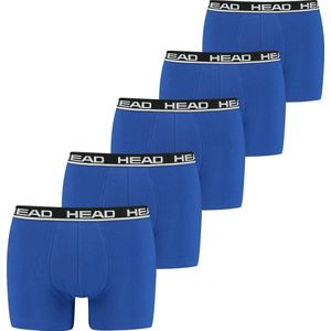 HEAD 5P boxers basic blauw & wit - M