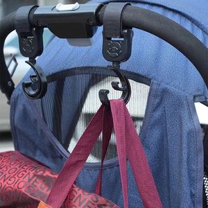 2 Stuks Kinderwagen Grote Haken Met Klittenband Stevige Haak Universeel Hang Accessoire Tas Houder