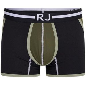 RJ Bodywear - Heren - RJ Pure Color Heren Boxershort Colorblock Groen - Groen - M