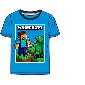 Minecraft t-shirt korte mouw - maat 152 - 12 jaar