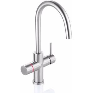Franke - Touch round full rvs rood - Kokend water kraan