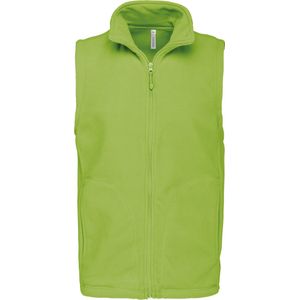 Fleecebodywarmer 'Luca' merk Kariban maat XL Limoengroen