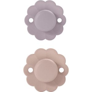 Suavinex Wonder Reversible Duo Lavender/Mauve 6-18m 2 stuks Silicone Fopspenen SXSWP2084420