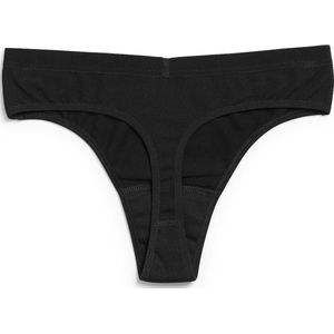 ImseVimse - Imse - Menstruatieondergoed - STRING Period Underwear - menstruatiestring / XXL - eur 52/54 - zwart