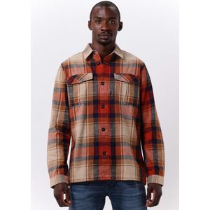 PME Legend Long Sleeve Shirt Ctn Yd Slub Check Overhemden - Bruin