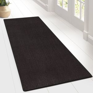 Karat Tapijtloper - Sisal Vloerkleed - Sylt - Zwart - 66 x 400 cm