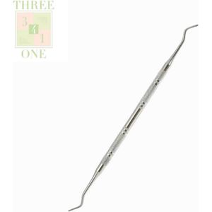 Three4one - Nagellifter - Nagelheffer - Dubbelzijdig - Pedicure Excavator - Ingegroeide Nagel - Teennagel Corrector