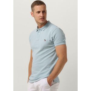 Paul Smith Mens Slim Fit Ss Polo Shirt Zebra Polo's & T-shirts Heren - Polo shirt - Lichtblauw - Maat XL