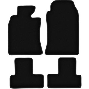 BASIC zwarte veloursmatten voor: Mini Cooper R52 hatchback (2004-2008)