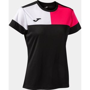 Women's T-shirt Joma Camiseta Manga Black-Pink L