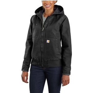 Carhartt Washed Duck Active Jacket - Dames Jas – Werkjas - Zwart - Maat M