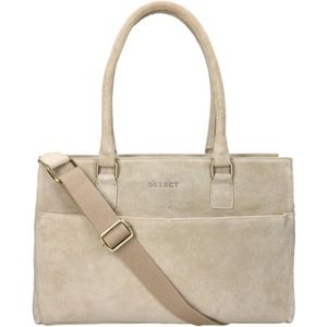 DSTRCT Laptoptas / Werktas Dames - 15.6 inch - Leer - Portland Road - Beige