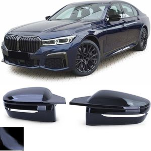 Geschikt voor Bmw 7 Serie G11 G12 Hoogglans Pianolak Zwart Wing Spiegel Spiegelkappen M3 M4 Look