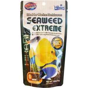 Hikari visvoer voor zeewater marine seaweed ex small pellet 100 gram