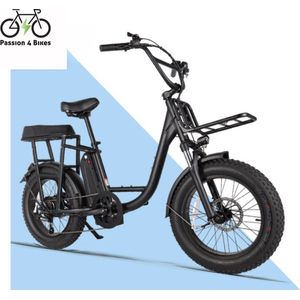P4B - Fatbike - Elektrische Fatbike - Elektrische fiets - E bike - Zwart