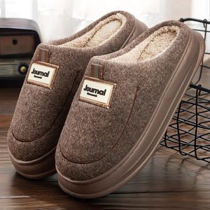 Heren Eva Slippers met Platform - Zachte Fuzzy Memory Foam Pantoffels | Antislip Winter Pluche Binnen schoenen in Grote Maten 42-43 - Comfortabele Huisschoenen