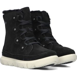 Sorel Explorer Next Joan Wp Veterboots - Laarzen Met Veters - Dames - Zwart - Maat 42