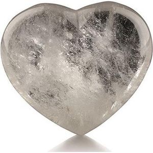 Ruben Robijn Bergkristal hart 30 mm edelsteen