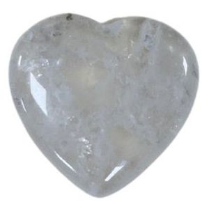 Ruben Robijn Bergkristal hart 30 mm edelsteen