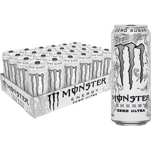 Monster Energy - Energiedrank - Promopakket - 24 stuks - Ultra White Cans