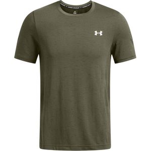 Under Armour Vanish Seamless Sportshirt Heren Donkergroen XL