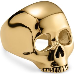 Lucleon - Heren - Roestvrij Staal Ringen - Goudkleurig