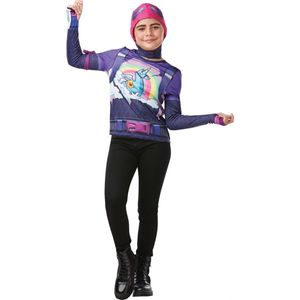 Brite Bomber Fortnite™ t-shirt en muts voor tieners - Verkleedkleding - Carnavalskleding