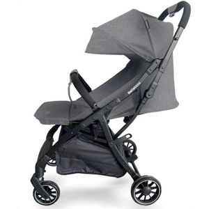 Bellettini® Calesse Buggy Inclusief Reistas, Regenhoes en Bekerhouder - Kinderwagen - Plooibuggy - Lichtgewicht & Compact - Grijs