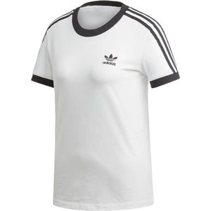 adidas 3-Stripes Tee ED7483, Vrouwen, Wit, T-shirt, maat: 30