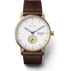 TRIWA Snow Falken Dark Brown horloge FAST110CL010413