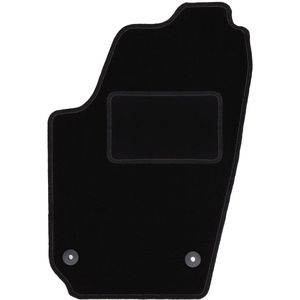 Bestuurdersmat zwart voor: Volkswagen Fox hatchback (2005-2011)