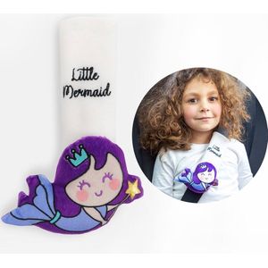 Milk&Moo Little Mermaid Auto Gordel Beschermer Kinderen - Peuter Gordelkussen - Kinder Gordel Auto - Gordelkussen voor kinderen